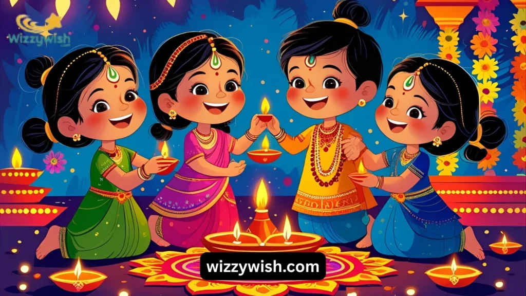 Cute Diwali Wishes for Kids