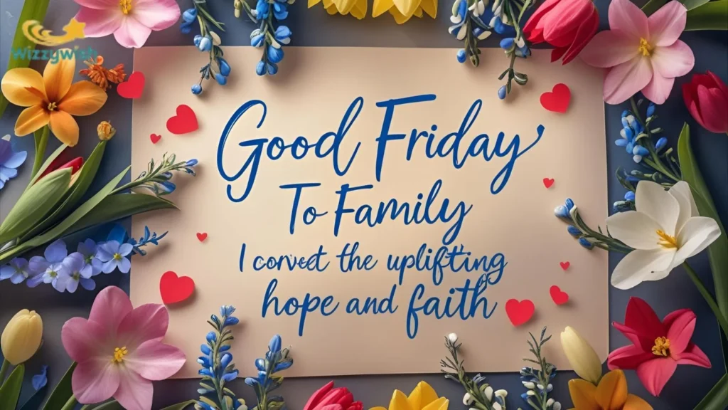Good Friday Wishes for Family