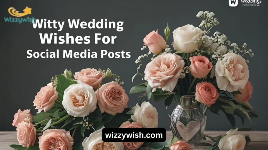 Witty Wedding Wishes for Social Media Posts