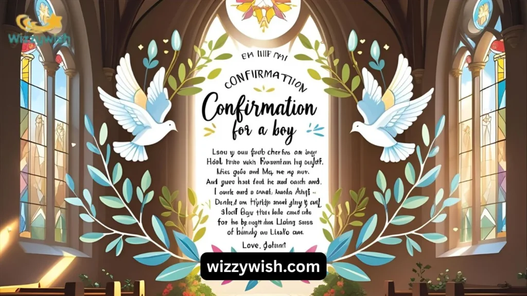 Biblical Confirmation Wishes for a Boy