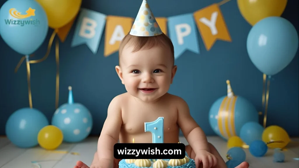 Cute First Birthday Wishes for Baby Boy