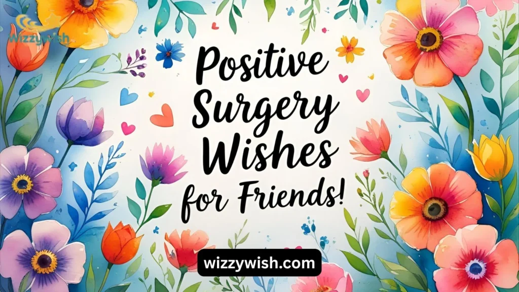 Positive Surgery Wishes for Friends