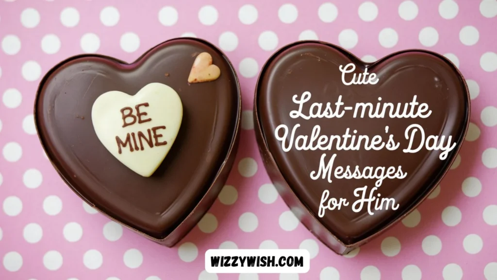 Cute Last-Minute Valentine’s Day Messages for Him