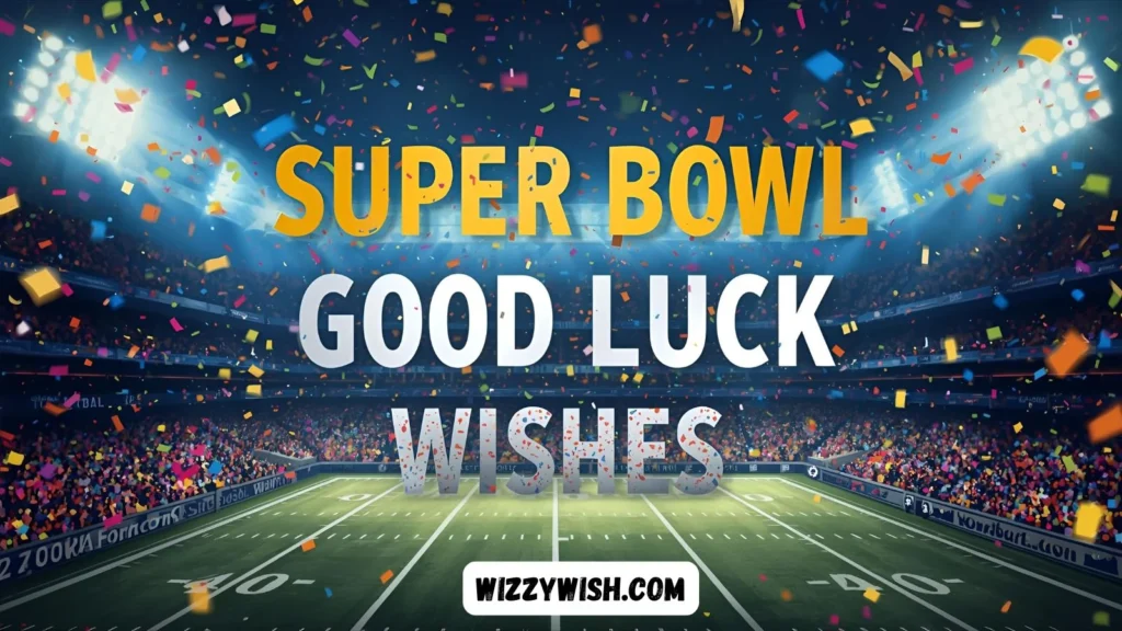 Super Bowl Good Luck Wishes