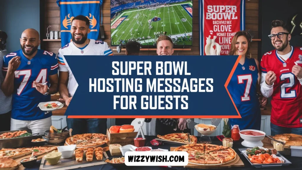 Super Bowl Hosting Messages for Guests