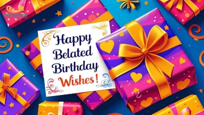 Happy Belated Birthday Wishes