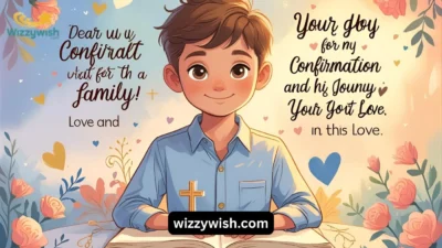Confirmation Messages for Boys