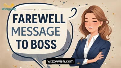 Farewell Message to Boss Wishes