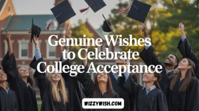 Genuine Wishes to Celebrate College Acceptance