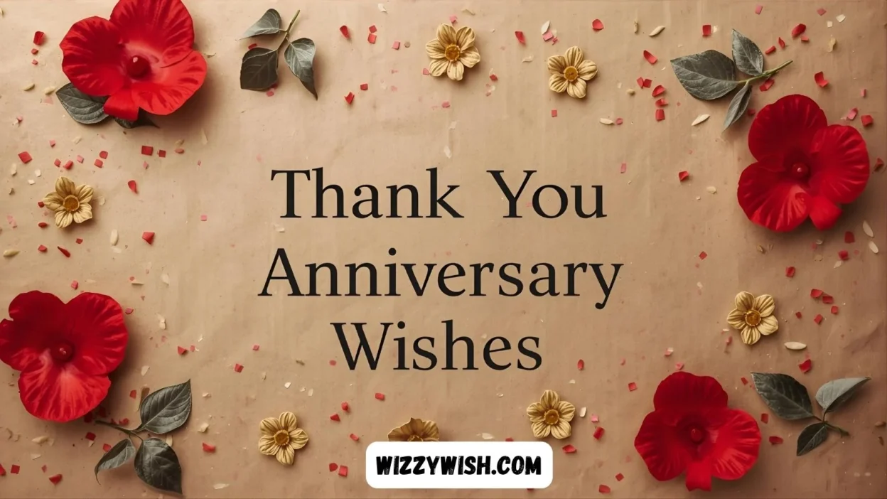 Thank You for Anniversary Wishes