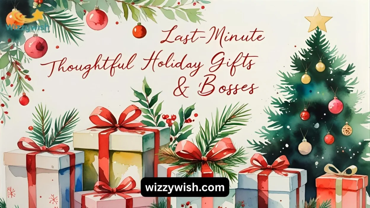 Thoughtful Last-Minute Holiday Gifts and Wishes