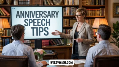 Anniversary Speech Tips