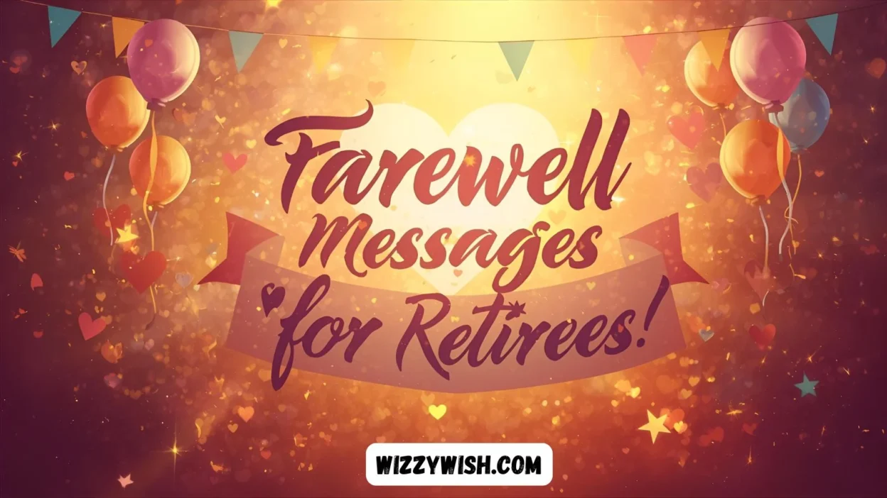 Farewell Messages for Retirees