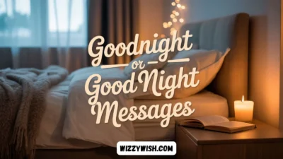 Goodnight or Good Night Messages