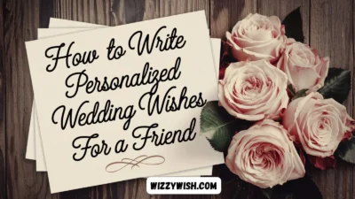 How to Write Personalized Wedding Wishes for a Friend