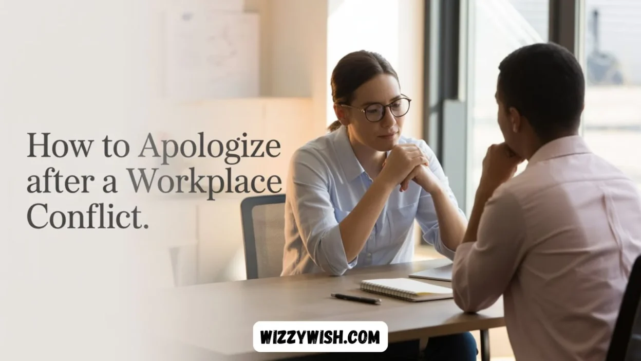 How to Apologize After a Workplace Conflict