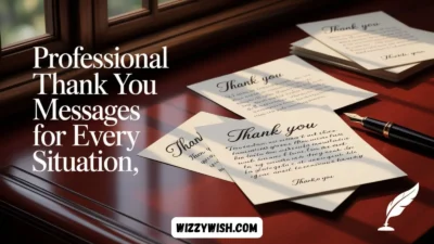 Professional Thank You Messages for Every Situation