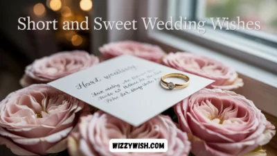 Short and Sweet Wedding Wishes