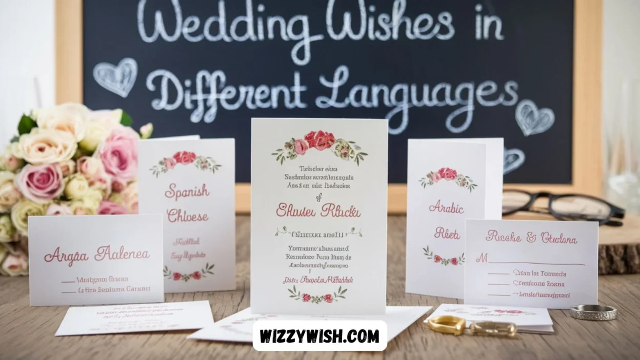 Wedding Wishes in Different Languages